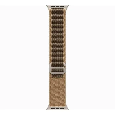 Apple Watch Ultra 4 GPS + Cellular 49mm Natural Titanium Case with Desert Alpine Loop - M